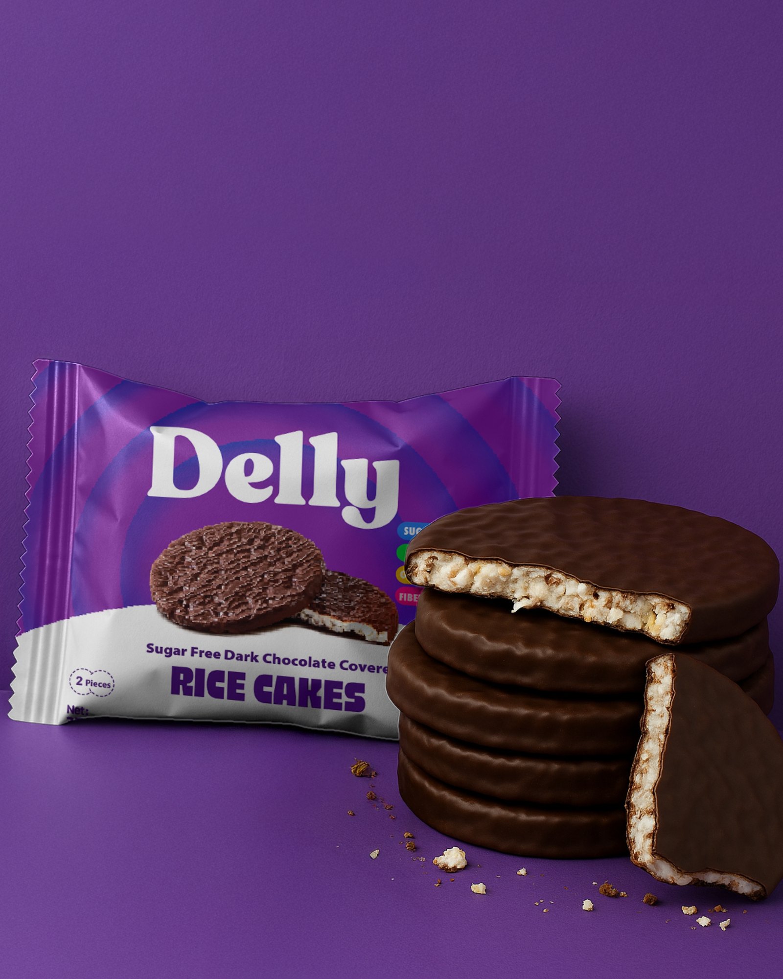 Delly rice cakes product photograph